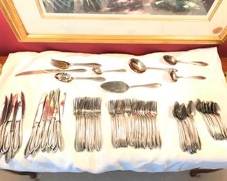 Beautiful Wallace Stainless Steel Continental Bead 18/10  93 pc set  