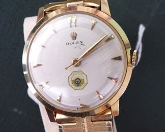 Authentic Rolex Man's 14K Wristwatch