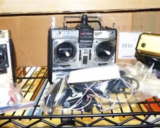 Model airplane controllers