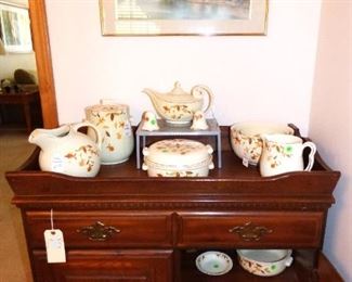 Vintage "Jewel Tea" Items, Pine Server