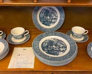 Currier & Ives Dishes