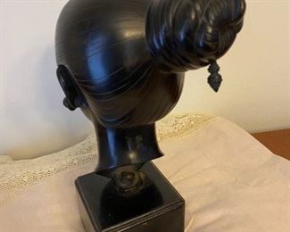 VIETNAMESE WOMAN’S HEAD SCULPTURE (MARKED),