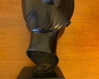 VIETNAMESE WOMAN’S HEAD SCULPTURE (MARKED),