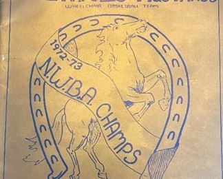 1973-74 NWBA Official Program Indianapolis Mustangs,