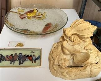 Bird Bath, Fountain, Wall Hanging