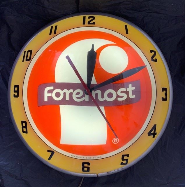 1. Foremost Dairy Double Bubble Clock