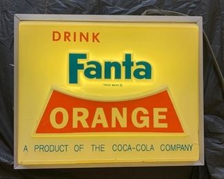 12. Fanta Orange Light Up Sign