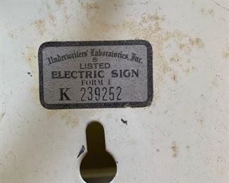 12a Fanta Orange Light Up Sign