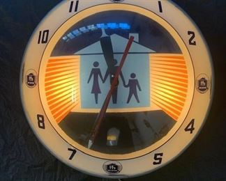 16. Live Better Electrically Double Bubble 1960s AP Clock