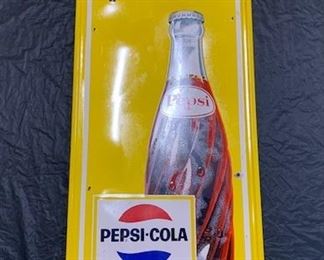 22. 1965 Say "Pepsi, please" Advertising Thermometer