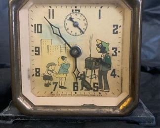 37. Lux Clock Company The Peanut Vendor Black Americana