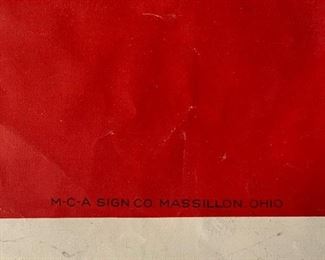 43a. Prince Albert 1937 Canvas Sign