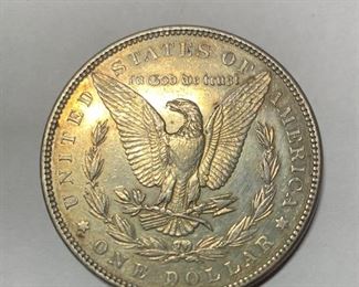 46a. 1885 Morgan Silver Dollar Back