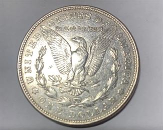 57a. 1921 D Morgan Silver Dollar Back
