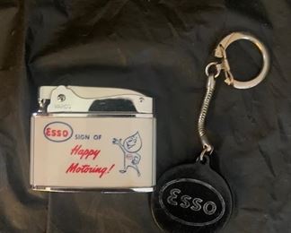 61. Esso Cigarette Lighter with Key Ring
