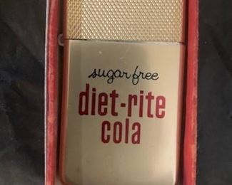 68. Diet-Rite Cola Cigarette Lighter with Box