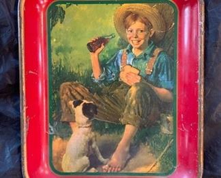 69. 1931 Coca Cola Norm Rockwell Tray
