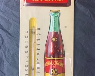 73. 1950s Royal Crown Thermometer