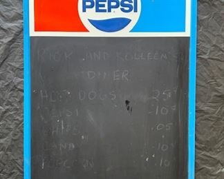 79. 1971 Pepsi Menu Board (Scioto Sign Co.)