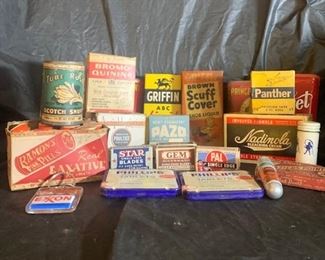 87. Vintage Drug Store items