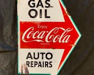106. Coke Metal Sign (Modern Sign)