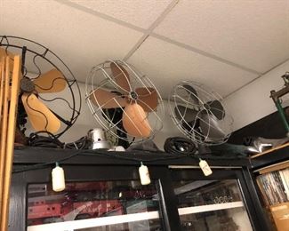 VINTAGE ELECTRIC FANS   GE, AND MANY OTHER MAKES