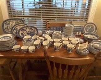 Large collection Johnson Brothers Blue Willow