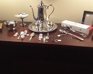 Sterling and silver plate