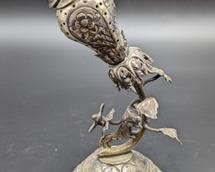 Vintage Sterling Silver (800) Spice Tower. There are a few small dents that can be seen in the photos. Made in Portugal and marked 800.