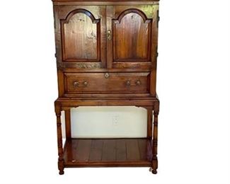 Lot 002
Dutch Colonial Style Tall Double Door Cabinet
