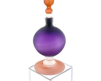 Lot 022a
Post Modern Art Glass Signed Parfume Bottle
