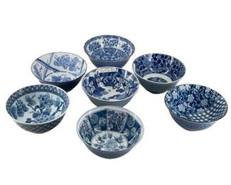 Lot 035
Takahashi Japan Hand Painted Rice Bowl Grouping