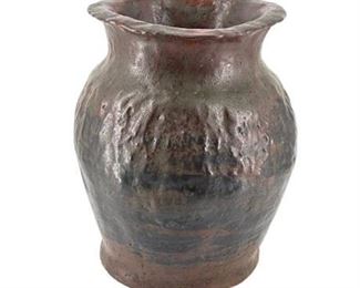 Lot 041
Studio Art Pottery Hand Built Glazed Vessel