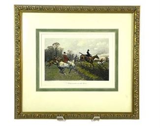 Lot 104
George Wright 'Twenty Minutes Over the Grass' Reproduction Intaglio