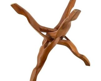 Lot 156
Mid Century Hand Carved Cobra Stand