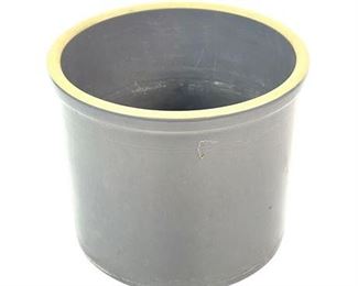 Lot 261
Western Stoneware Gray Crock