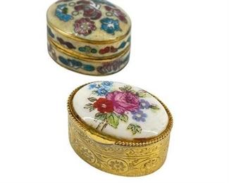 Lot 307
Vintage Trinket Pill Box Set