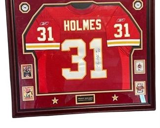 Lot 316
Priest Holmes Kansas City Chiefs Signed Framed Jersey