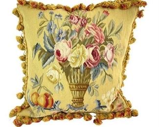 Lot 340
Decorator Needlepoint Accent Pillow