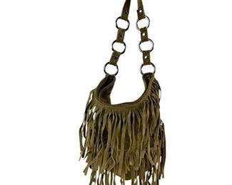 Lot 383
Tanner Fringe Suede Hobo Handbag