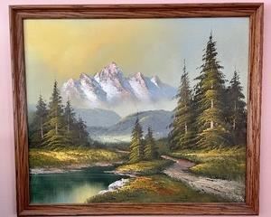 This awesome original artwork measures 22x26 inches