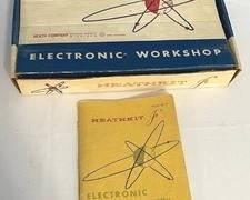 1967 Heathkit Electronic Workshop with instructions in used condition.