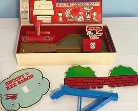 1970 Snoopy and The Red Barron Board Game in used condition with the pieces not counted.