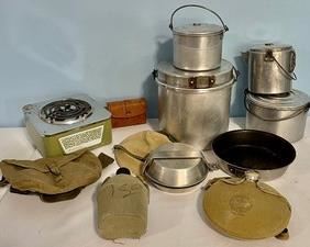 Camp Cooking Essentials including Boy Scout Canteen
