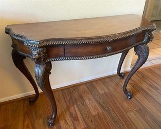 Console table with large drawer