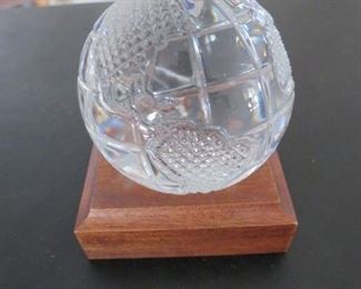 WATERFORD CRYSTAL GLOBE.