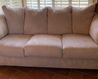 Upton Flared Arm Sofa w Super Soft Microfiber Fabric