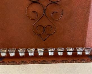 Votive Holder w 10 Candles
