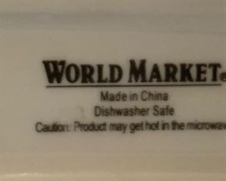 World Market Plate