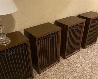 Vintage Mid Century Kenwood Speakers 
